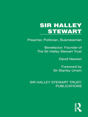 cover image of Sir Halley Stewart
